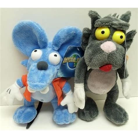 The Simpsons 11 Plush Itchy And Scratchy Plush Doll Set