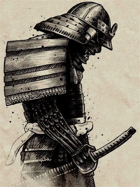 Shinigami Daiko Arte De Samurai Tatuajes De Samurais Dibujo Samurai