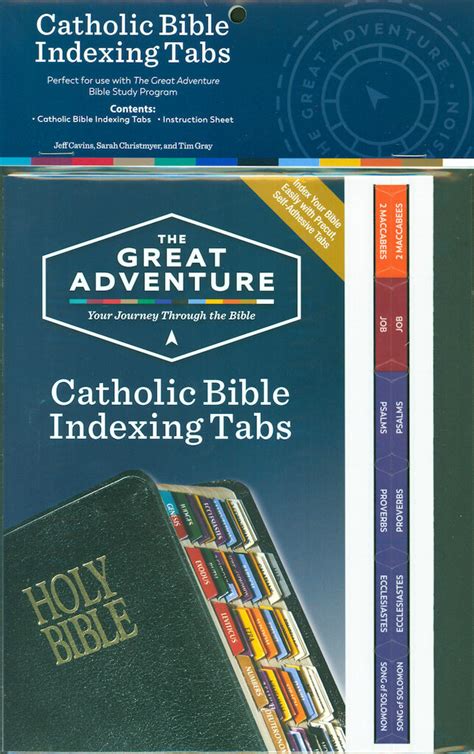 The Bible Timeline Catholic Bible Indexing Tabs — Ascension Comcen