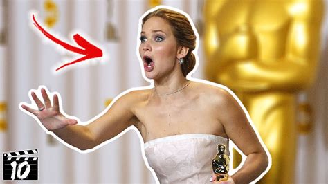 Top 10 Most Embarrassing Celebrity Award Show Moments Youtube