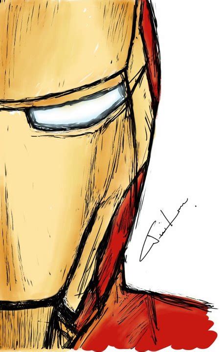 Iron Man Galaxy Note Sketch Fan Art By Wuilun On Deviantart