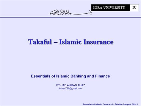 11 Takaful Islamic Insurance