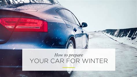 How To Prepare Your Car For Winter