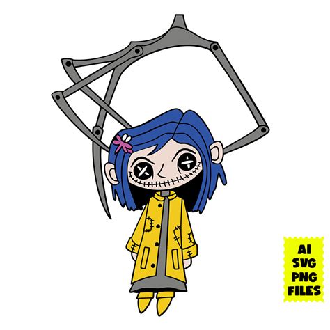 Coraline Puppet Svg Coraline Jones Svg Coraline Svg Carto Inspire