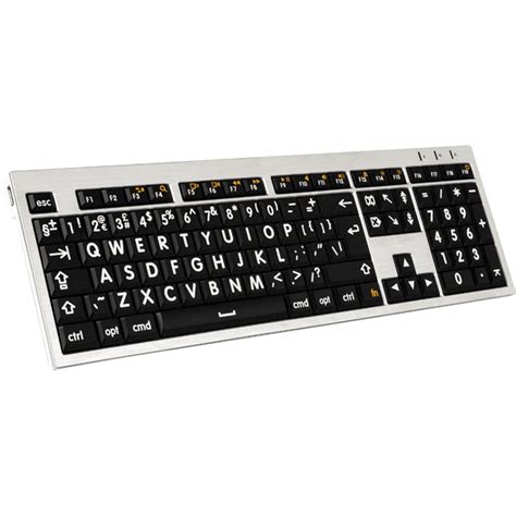 Large Print Keyboard For Mac Visually Impaired 2 Colours Techsilver