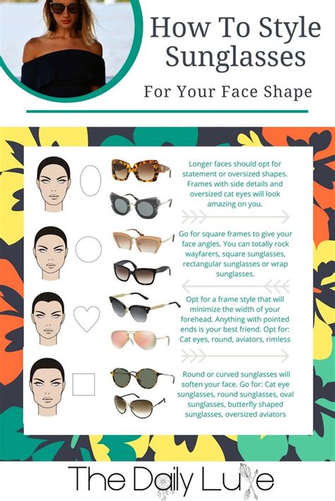 How To Style Sunglasses For Your Face Shape Sunglasses Faceshape