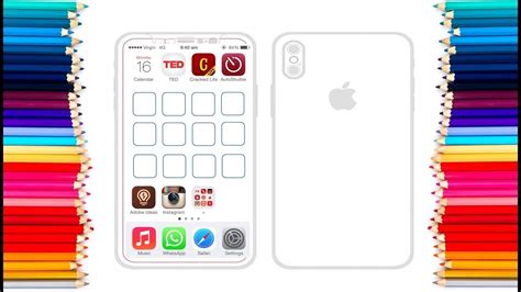 Iphone 12 pro mockup, iphone 11 pro mockup, iphone x mockup, iphone xr mockup, iphone 7 mockup, iphone se mockup, clay iphone mockup and much more. How to color Apple iPhone X Colouring Pages Video for Kids ...