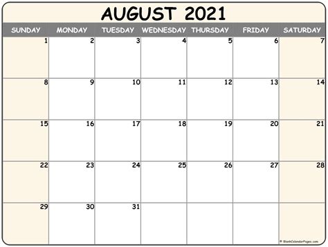 However, we may have updates, so be sure to check back if you are interested in some different printable daily calendar sheets. August 2020 calendar | free printable monthly calendars