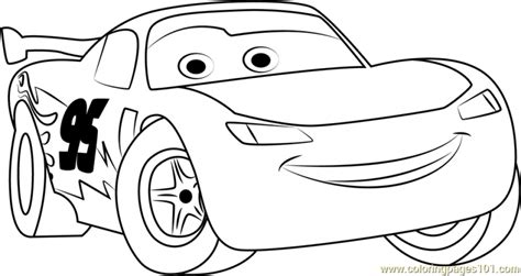 Here is a free coloring page of lightning mcqueen. Get This Free Lightning McQueen Coloring Pages 623681