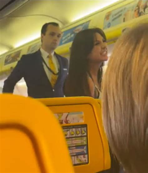 Ryanair Passenger Sparks Chaos And She Screams F You At Flight Attendant Uk