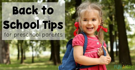 7 Must Read Back To School Tips For Parents Of Preschoolers