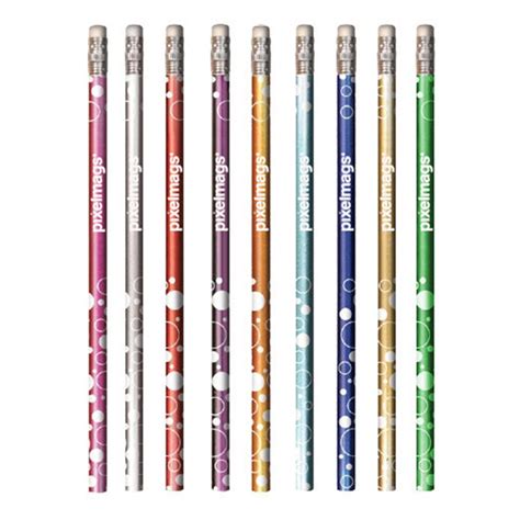 Personalized Glisten Design Pencils Ak20281 Discountmugs