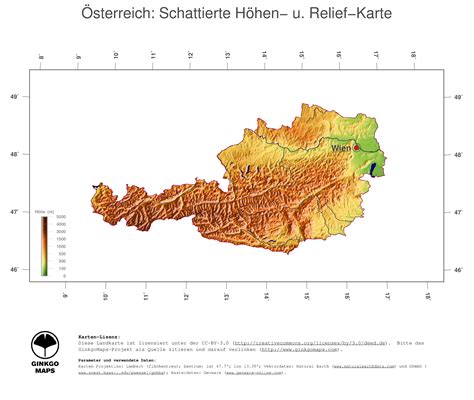 Österreich ist ein land der kultur, geschichte und natürlichen schönheit. Landkarte Österreich; GinkgoMaps Landkarten Sammlung ...