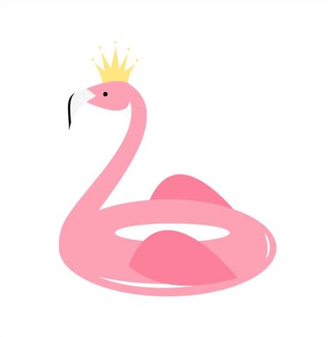Royalty Free Flamingo Float Clip Art Vector Images