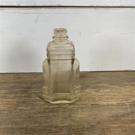 Vintage Skin Bracer After Shave Gas Pump Style Glass Bottle Unbranded