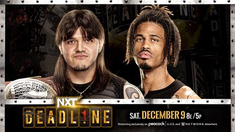 Nxt North American Title Match Set For Wwe Nxt Deadline
