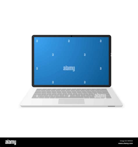 Computer Laptop Isolated Icon Vector Hi Res Stock Photography And