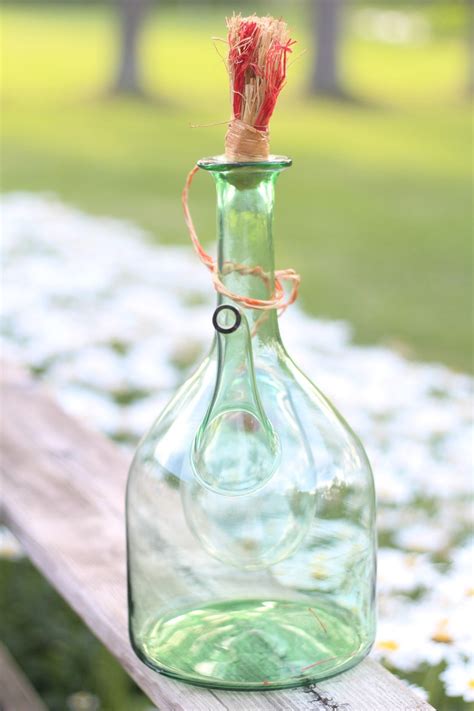 Vintage Italian Green Glass Wine Decanter Ice Chamber Mid Etsy