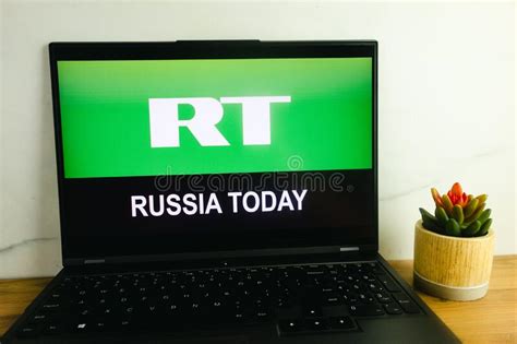 Konskie Poland July 02 2022 Russian Television Russia Today Rt