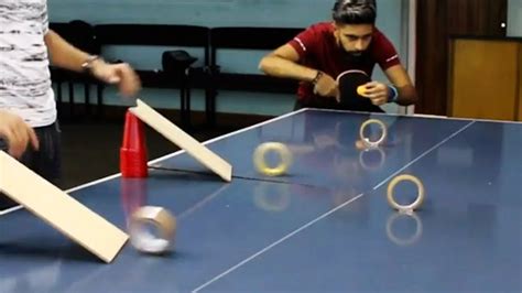 The King Of Ping Pong Trick Shots Youtube
