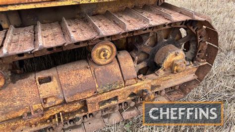 1933 Caterpillar Fifty Diesel Crawler Tractor Fitted With Donkey Engine