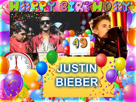 Happy Birthday Justin Bieber 2 Justin Bieber Fan Art 33779735 Fanpop