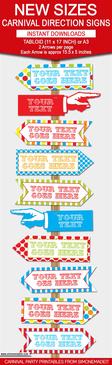 Actually we compiled have right arrow signs free printable , right arrow signs free printable and directional arrow signs printable images for you. DIY Carnival Directional Sign | Carnival Party | Circus Party