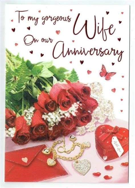 Printable Anniversary Cards For Wife Printable Blank World
