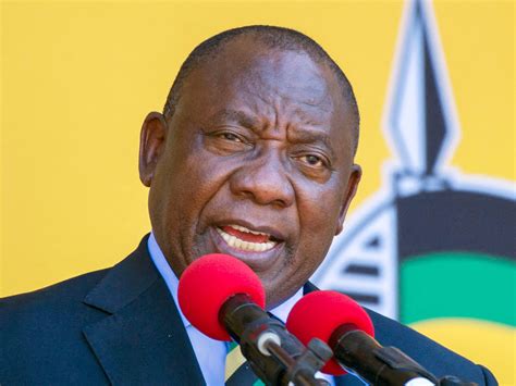South African President Cyril Ramaphosa Recovering From Covid