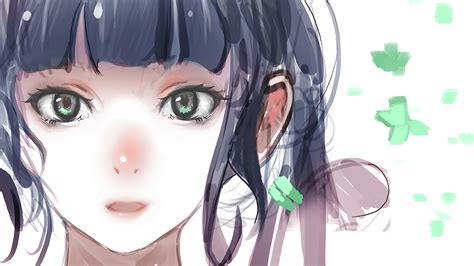 Download 2000x1126 Anime Girl Face Portrait Close Up