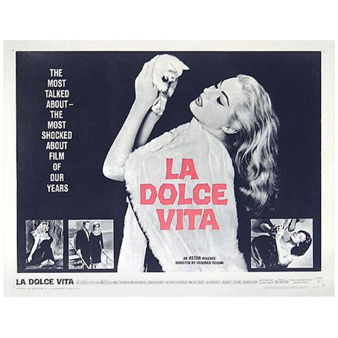 Yves Thos Original French Movie Poster La Dolce Vita Rome Italy