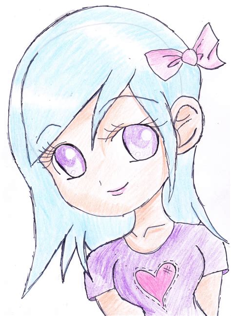 Cute Chibi Girl By Biteme14 On Deviantart