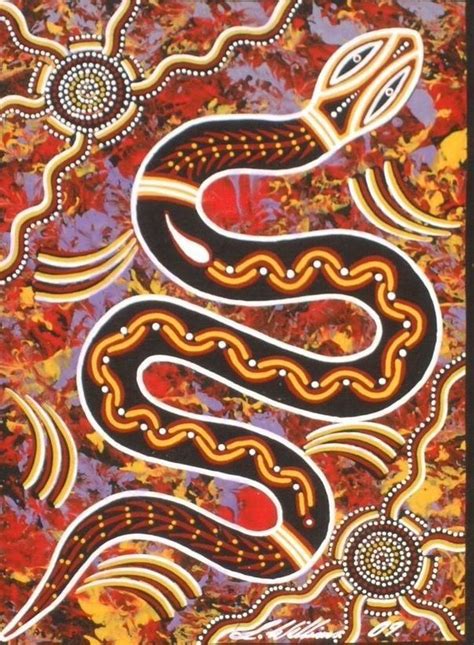 Eingana Snake Goddess Of Primordial Dreamtime Snake A Aboriginal