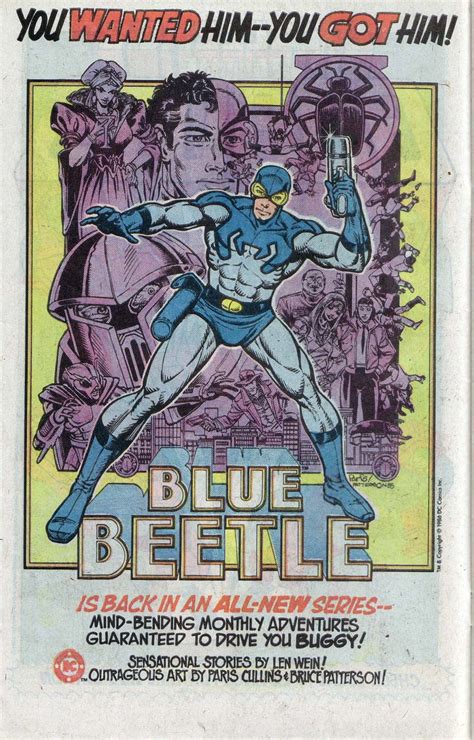 DC Comics Of The 1980s 1986 The Blue Beetle Is Back