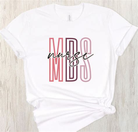 Mds Nurse Shirt Minimum Data Set Nurse Shirts Mds Tee Etsy