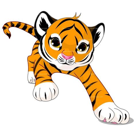 Tiger Clipart Free Large Images Baby Tiger Cute Tigers
