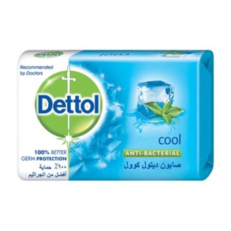 Dettol original bar soap with pine fragrance gives you 100% better germ protection leaving you with a clean, healthy and refreshed feeling everyday. Dettol Anti-Bacterial Bar Soap Cool Menthol (Pack of 3s ...