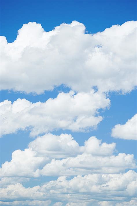 Cumulus Clouds In A Blue Summer Sky Photograph By Laurance B Aiuppy