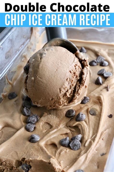 Homemade Double Chocolate Ice Cream Recipe DobbernationLOVES