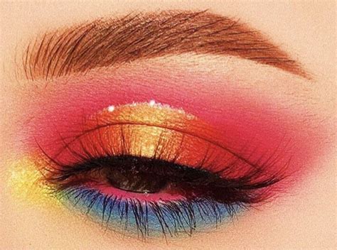 Pin By Katie Akers On Beauty Salon Rainbow Makeup Colorful Makeup