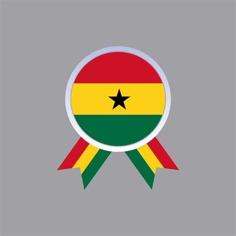 Premium Vector Illustration Of Ghana Flag Template