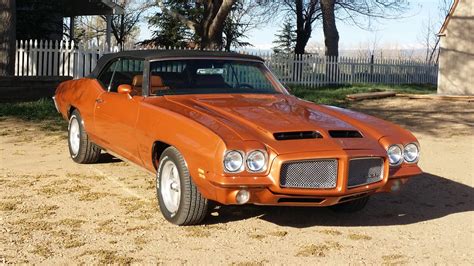 1971 Pontiac Gto Convertible For Sale At Auction Mecum Auctions