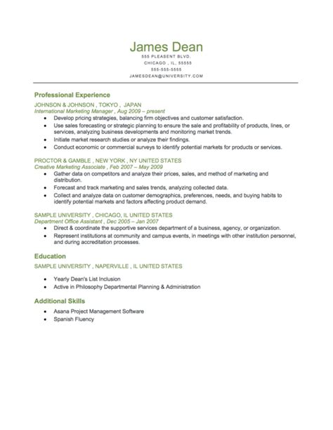 Why is the reverse chronological format the best resume format? Resume For Fresh Graduate Human Resource | Sample Resume