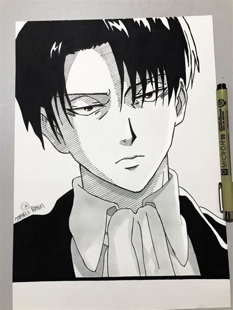 How To Draw Levi Ackerman From Attack On Titan Best Anime Drawings