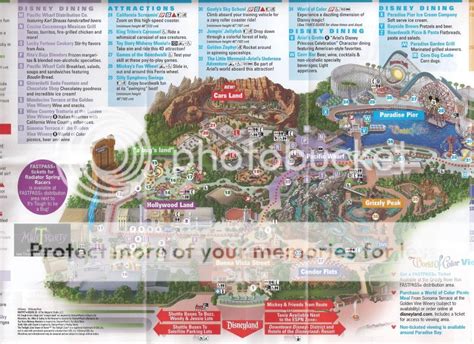New Dca Park Map The Dis Disney Discussion Forums