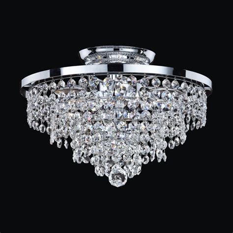 An extensive collection from 'lighting and lights' for every height of ceiling. Glow Lighting Vista 13-in W Silver pearl Crystal Semi ...