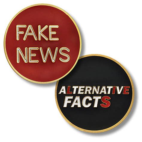 Fake News / Alternative Facts - Coin