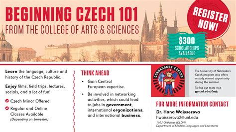 Czech Language And Culture Department Of Modern Languages And Literatures