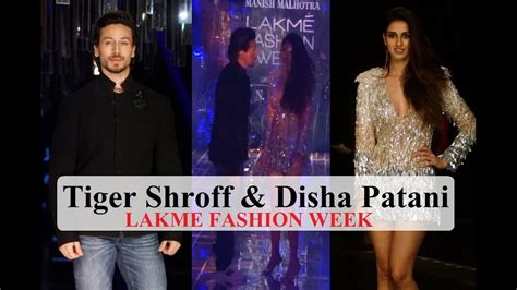 OOPS MOMENT Of Disha Patani With Boyfriend Tiger Shroff LFW 2017