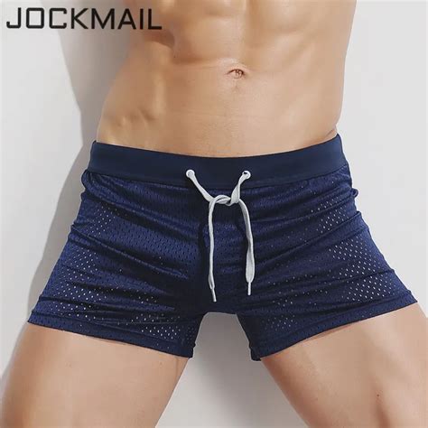 jockmail mesh breathable men s shorts summer fast dry fitness workout shorts for men comfortable